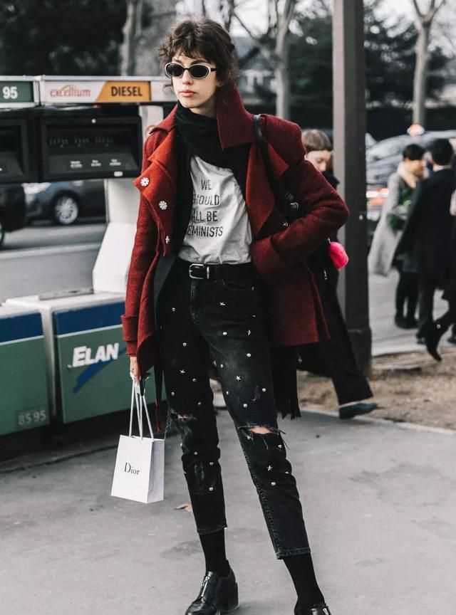 露脚踝袜,今冬不流行露脚踝了露袜才更时髦