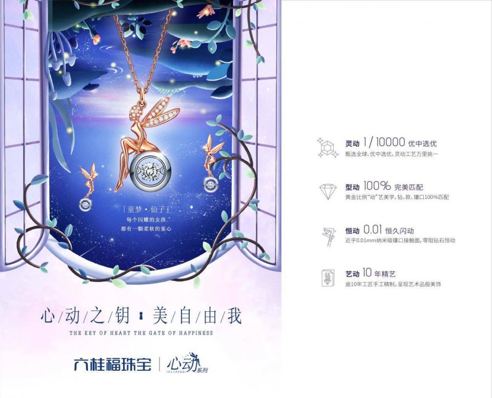 心动之钥，美自由我：六桂福金秋九月全新上市