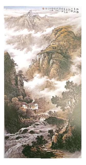 曾刚国画山水技法4,曾刚雪景国画山水画图片