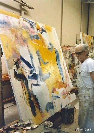 丹麦画家蒙森德风景油画作品欣赏,荷兰画家德库宁的油画作品无题