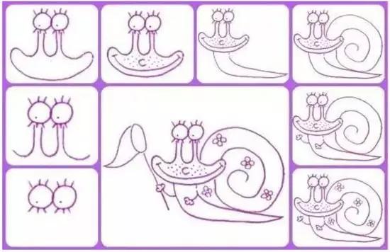 简笔画大全幼儿园简单又漂亮,全家福简笔画六口人超简单幼儿园