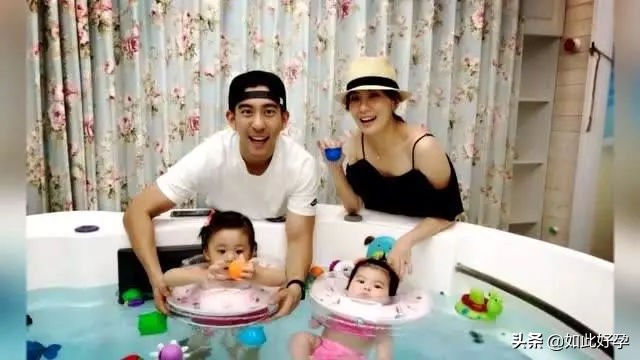 贾静雯连生3个女娃娃,贾静雯生三个女儿