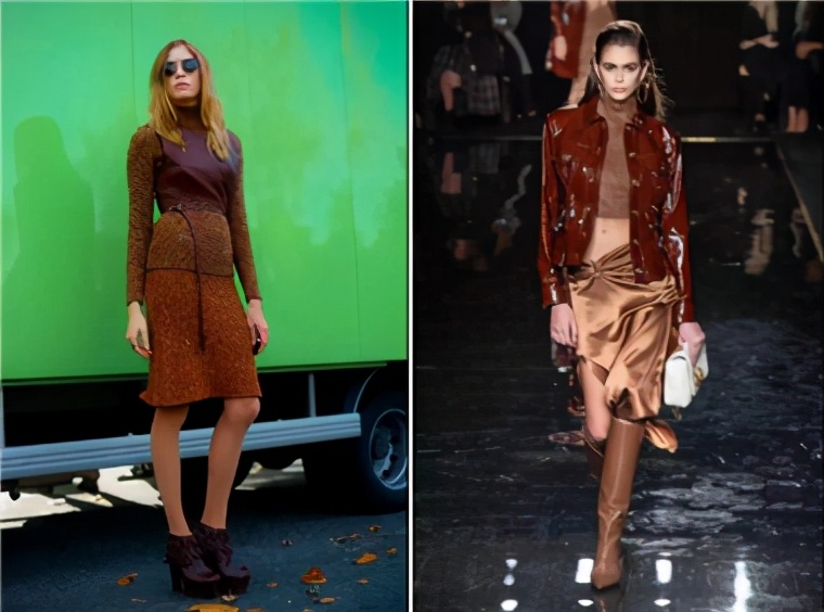 燕麦色针织打底衫,火龙果色针织打底衫