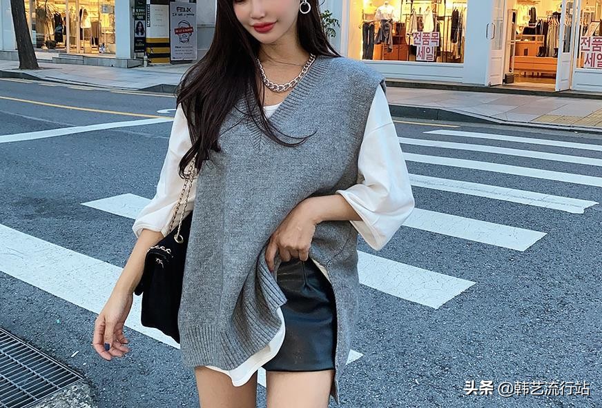 宽松休闲毛衣女韩版慵懒风的编织,又到了编织毛线的季节