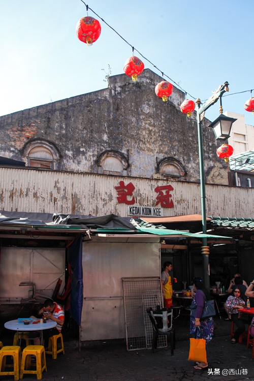 马来西亚天桥下的云吞面,马来西亚夜市的云吞面