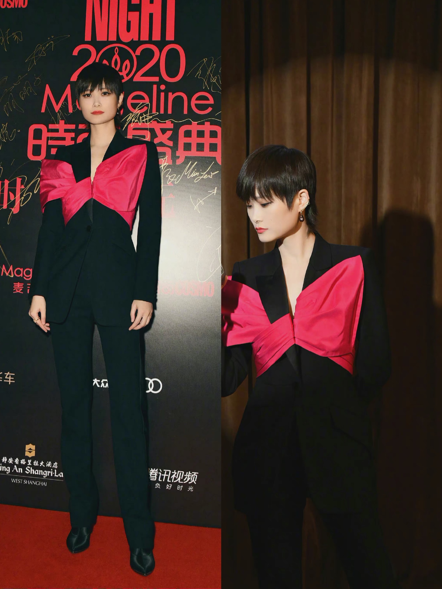 林青霞蝴蝶结丸子头,林青霞蝴蝶结造型