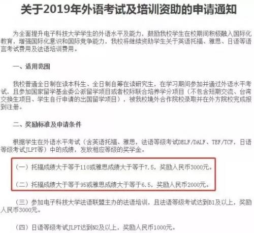 考雅思还有奖励吗,考雅思学校有补贴吗