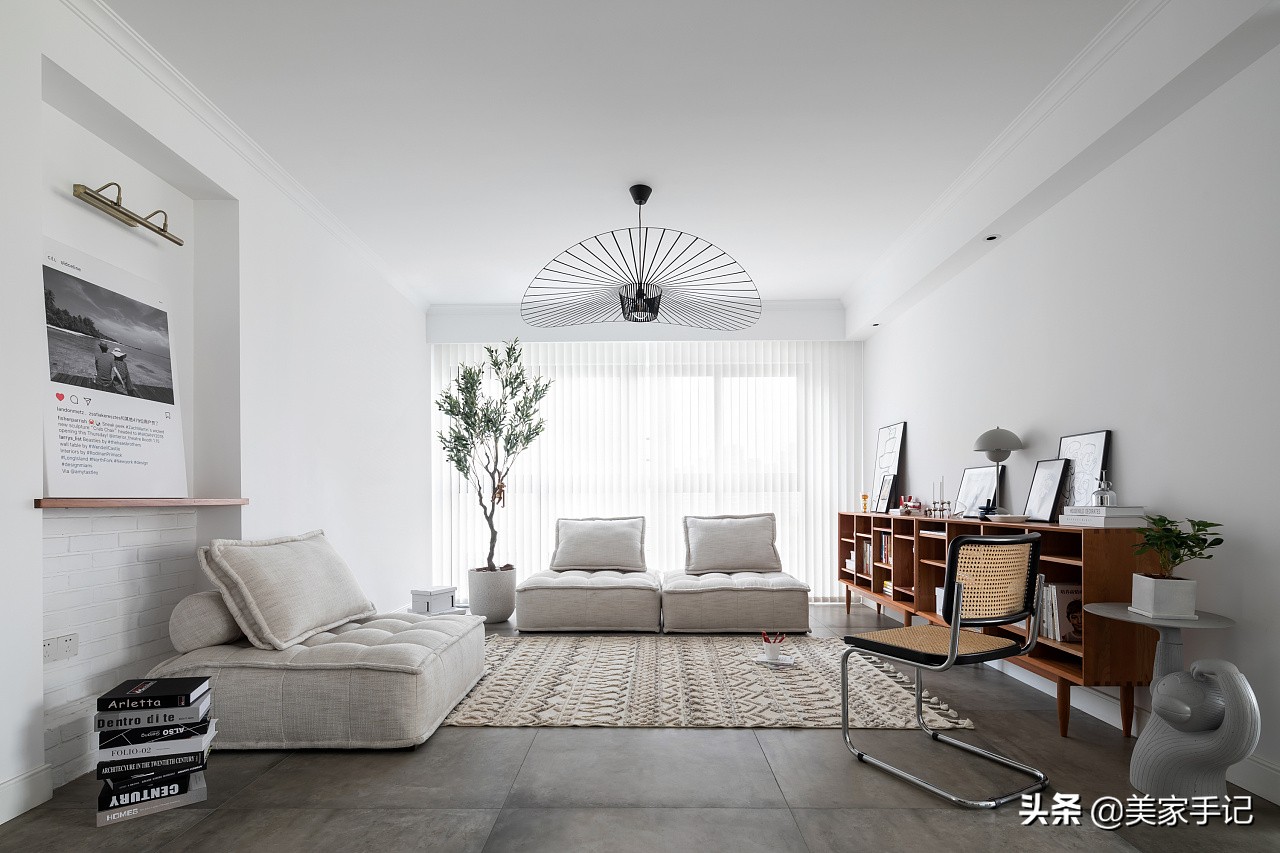 大面积留白风格装修,留白设计装修