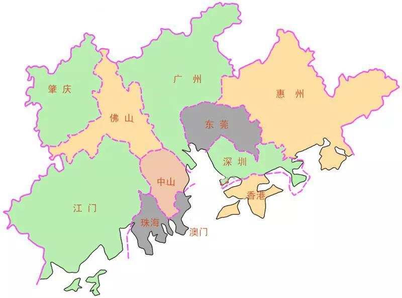 与深圳一河之隔的香港,与深圳一江之隔的城市