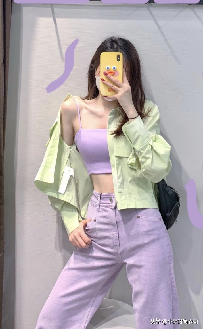 马卡龙色减龄又洋气,简约修身的马卡龙色