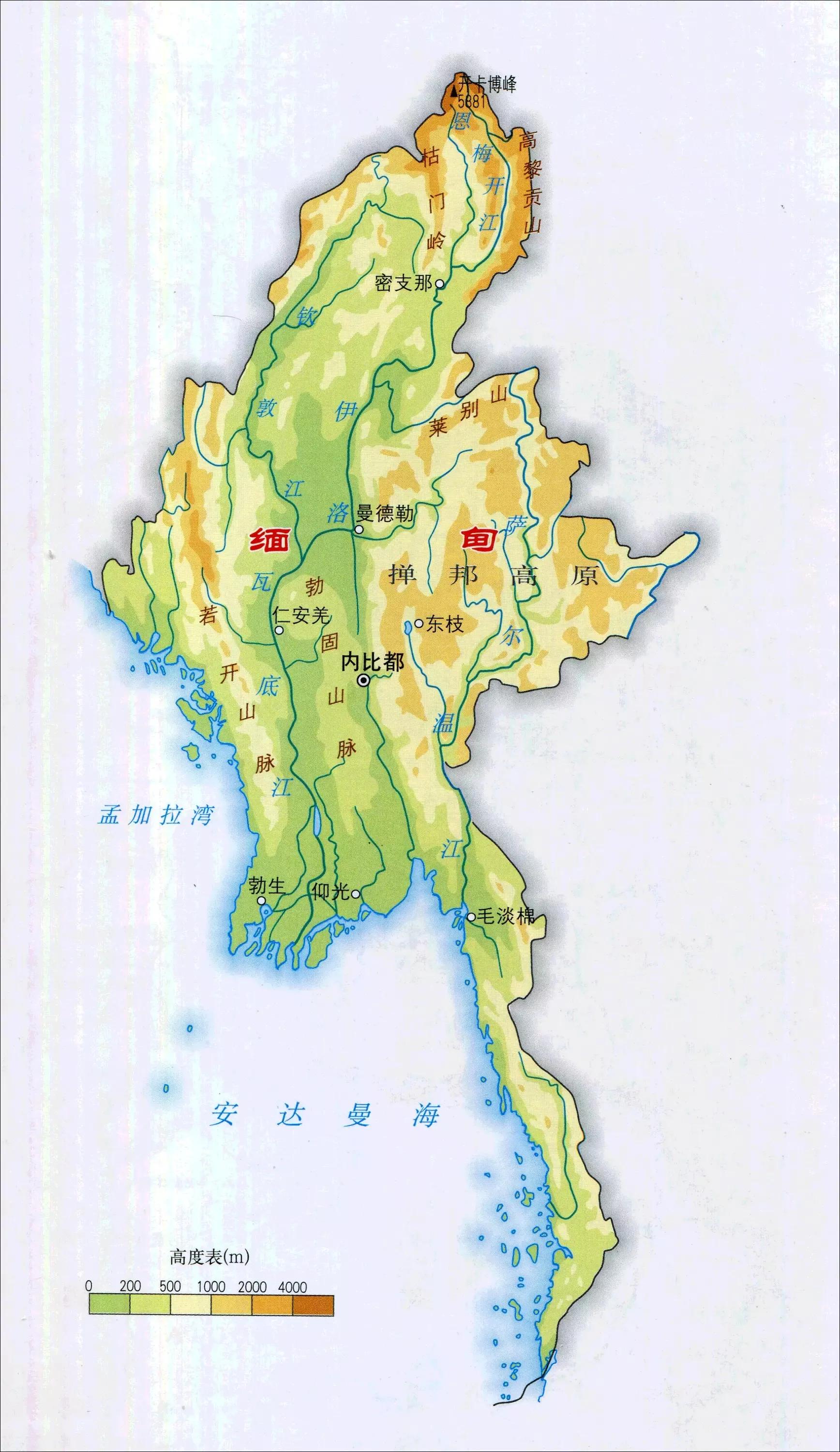 最新亚洲地图超清版大图,亚洲地形图高清版保存