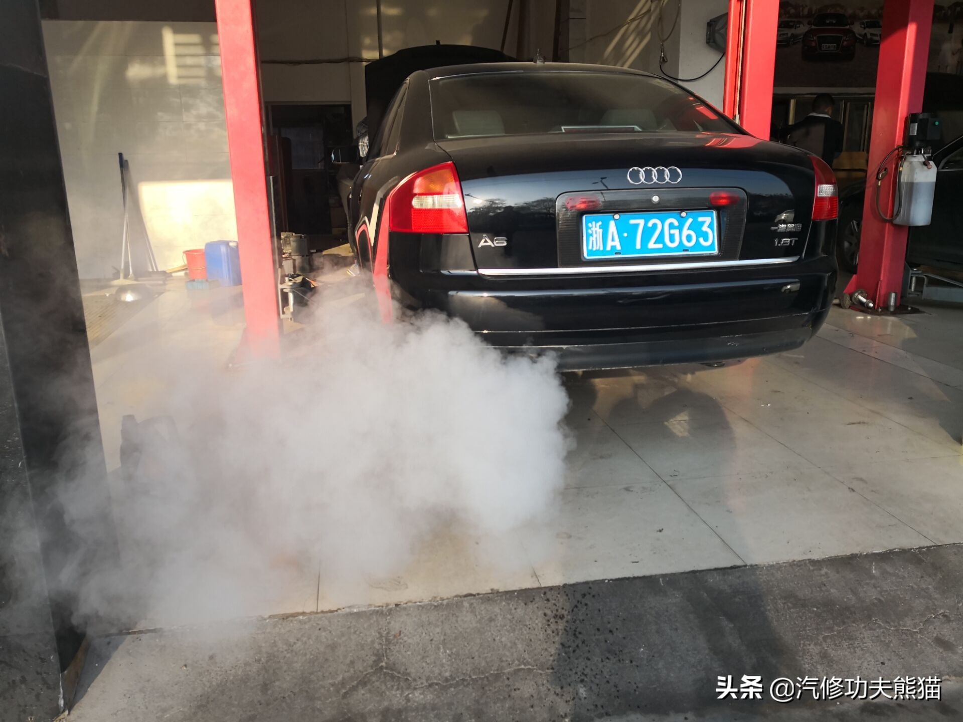 奥迪a6老款升级新款全过程,面目全非的23w公里的奥迪a6