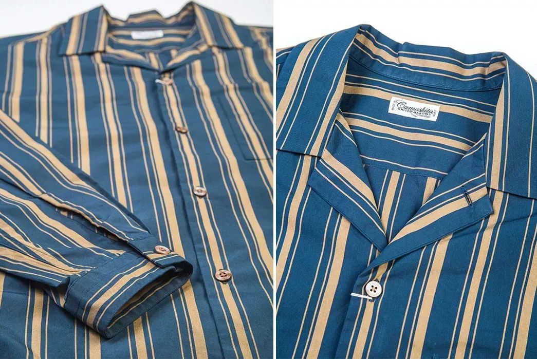 日系复古长袖衬衫,复古绣花领长袖