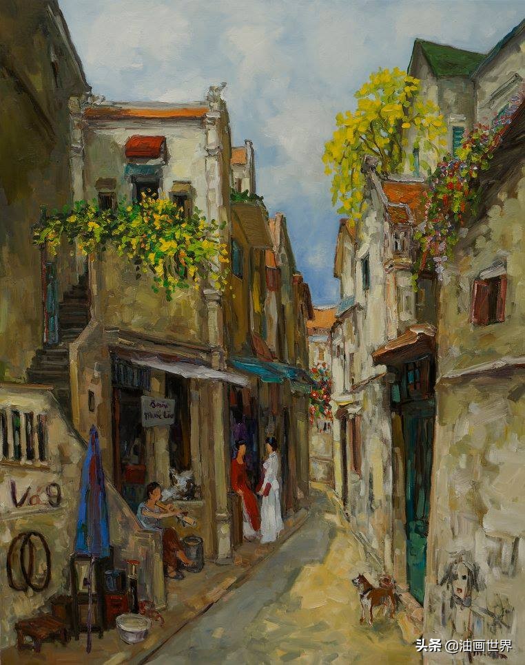 越南最惊艳的画家,越南画家dangvancan作品图片