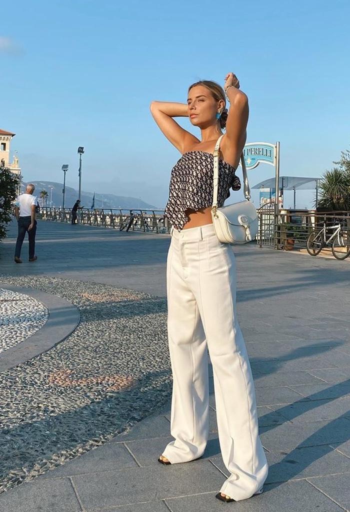 包包怎么斜挎背好看,大号包包怎么背出时尚感