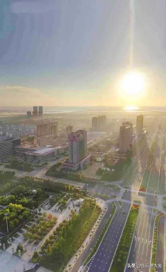 赣榆新城海边风景,赣榆老城区