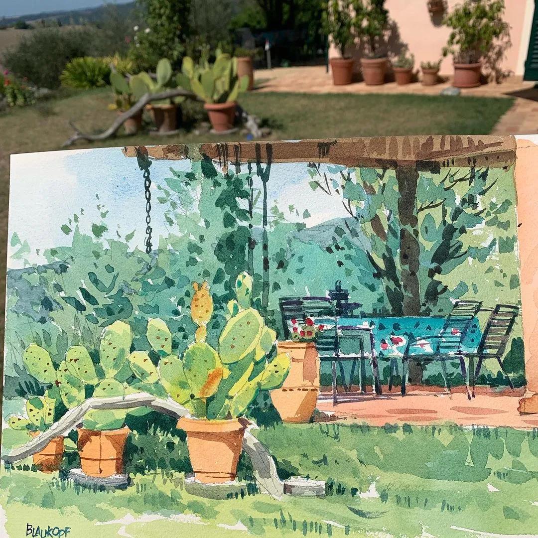 酣畅淋漓的水彩,酣畅淋漓水彩