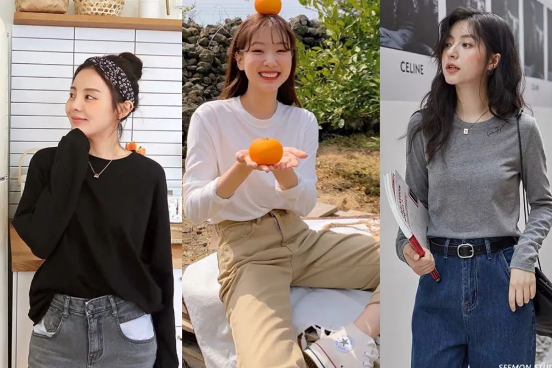 纯白长袖衫怎么穿好看,什么时候穿长袖衣服