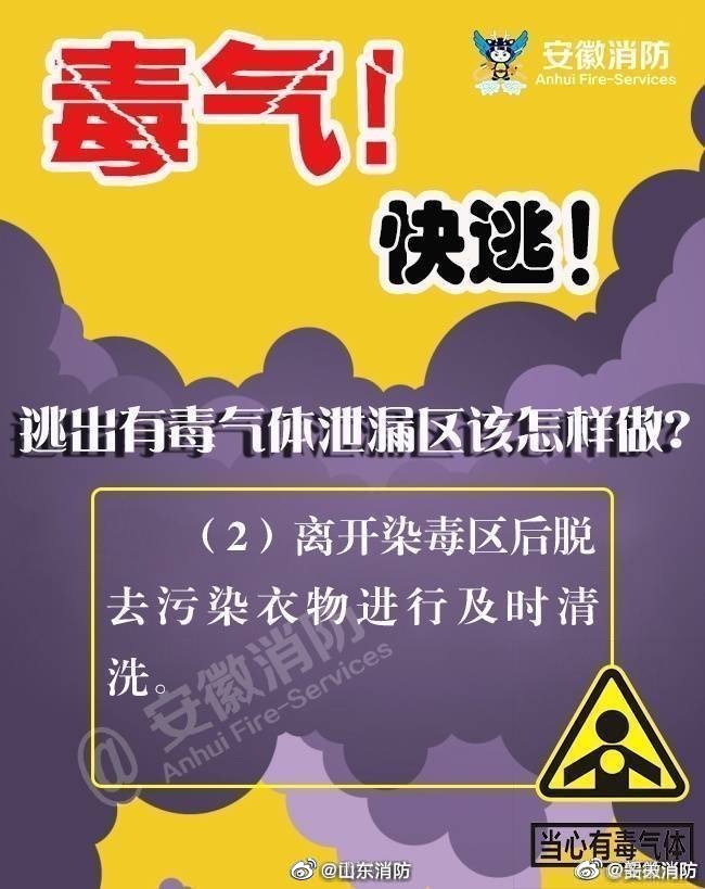 碰到毒气的时候怎么逃,遇到毒气泄漏时应该如何撤离现场