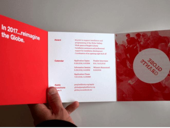 三折页设计案例展示极简风格,三折页设计软件