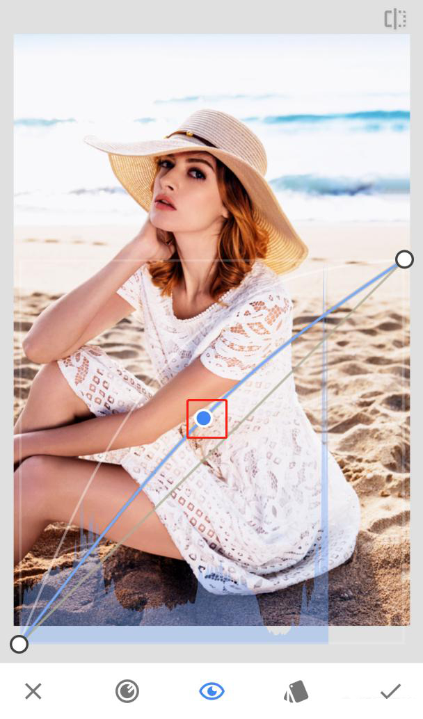 拍的人像照片，人物脸部黑暗，用Snapseed怎么调整？