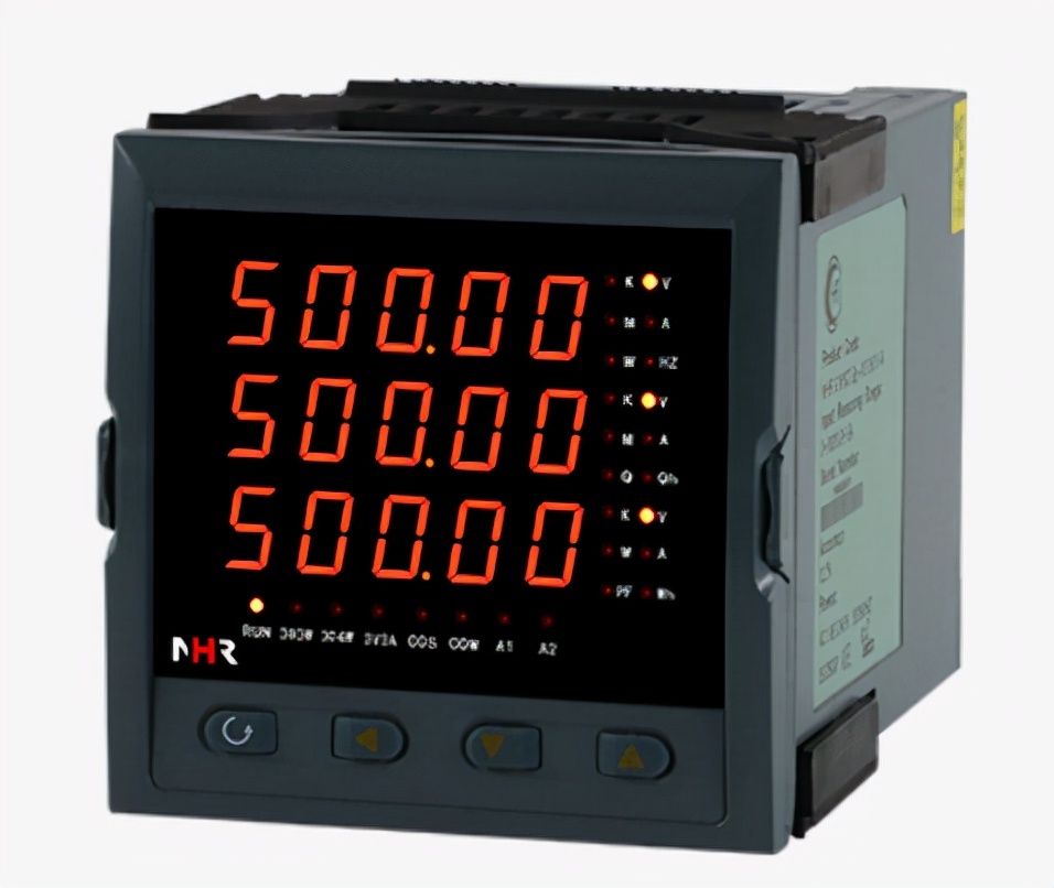 虹润nhr-3100c怎么设置功率因数,虹润nhr-3300