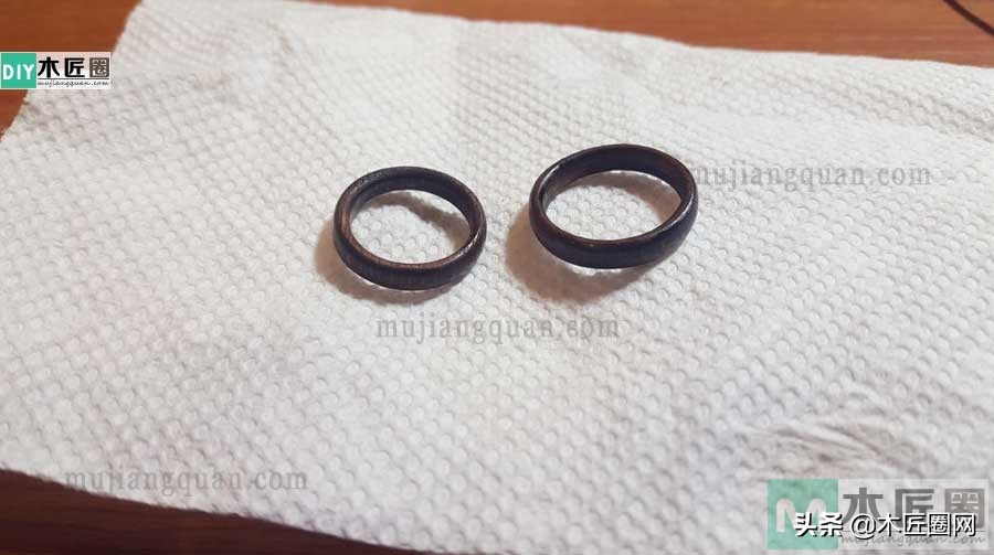 木戒指制作教程,diy手工木制品木工