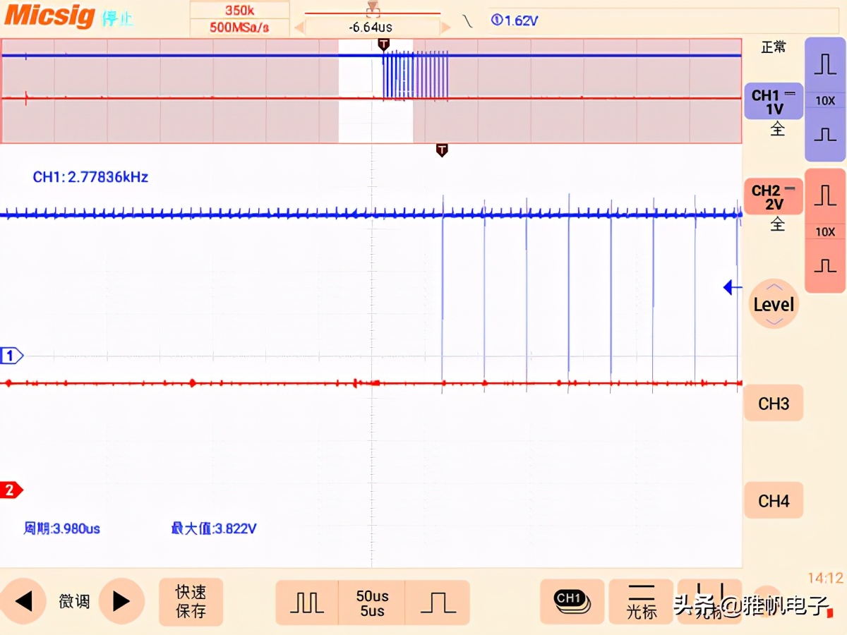 麦科信示波器使用感受,麦科信示波器4个通道怎么一起用
