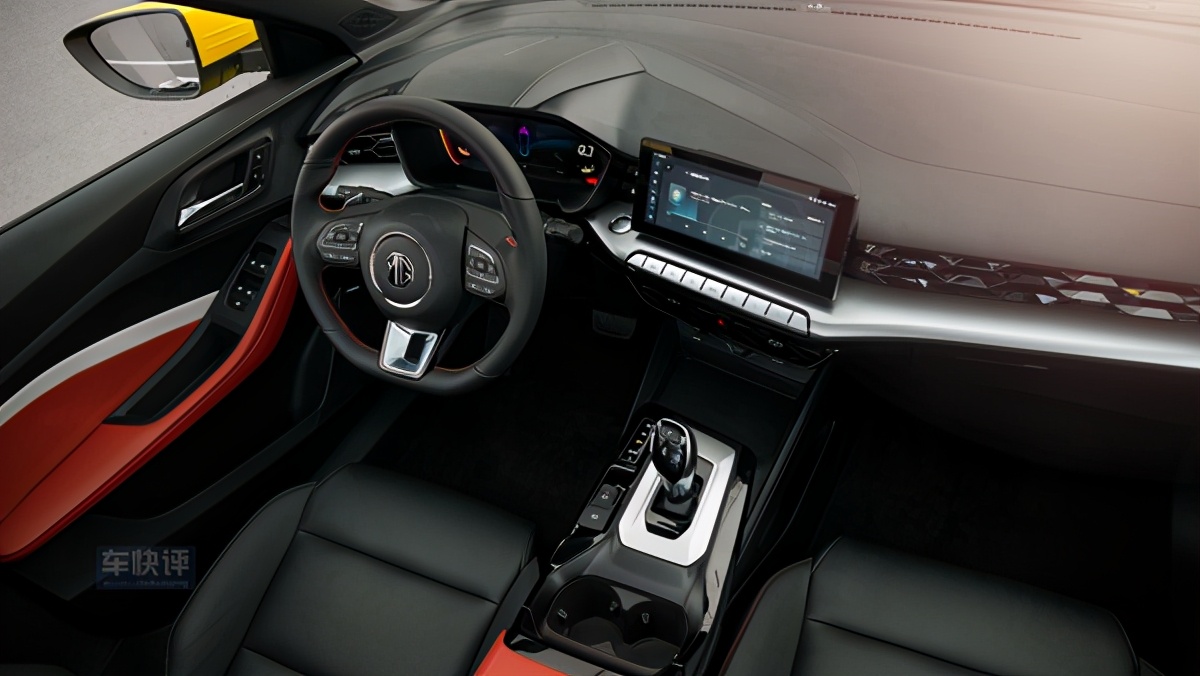 2022名爵mg5试驾灰色,试驾mg52022款