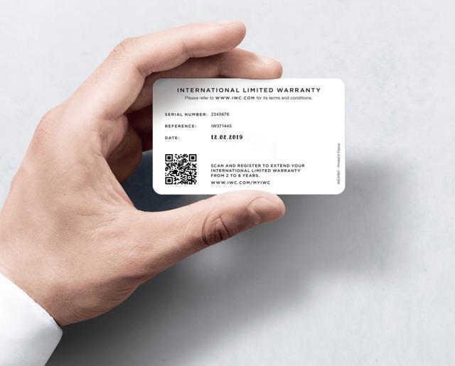 表迷们有福了！IWC推出「MyIWC」计画将保固延长至八年