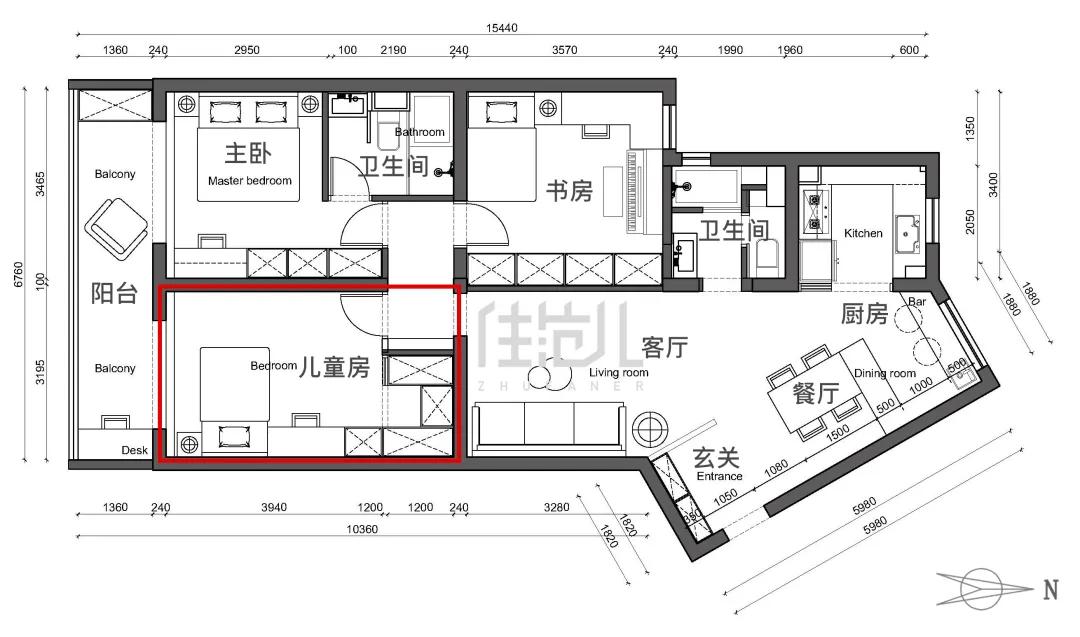 绝了！100㎡两娃之家零杂物，鸡肋空间原地增值20万