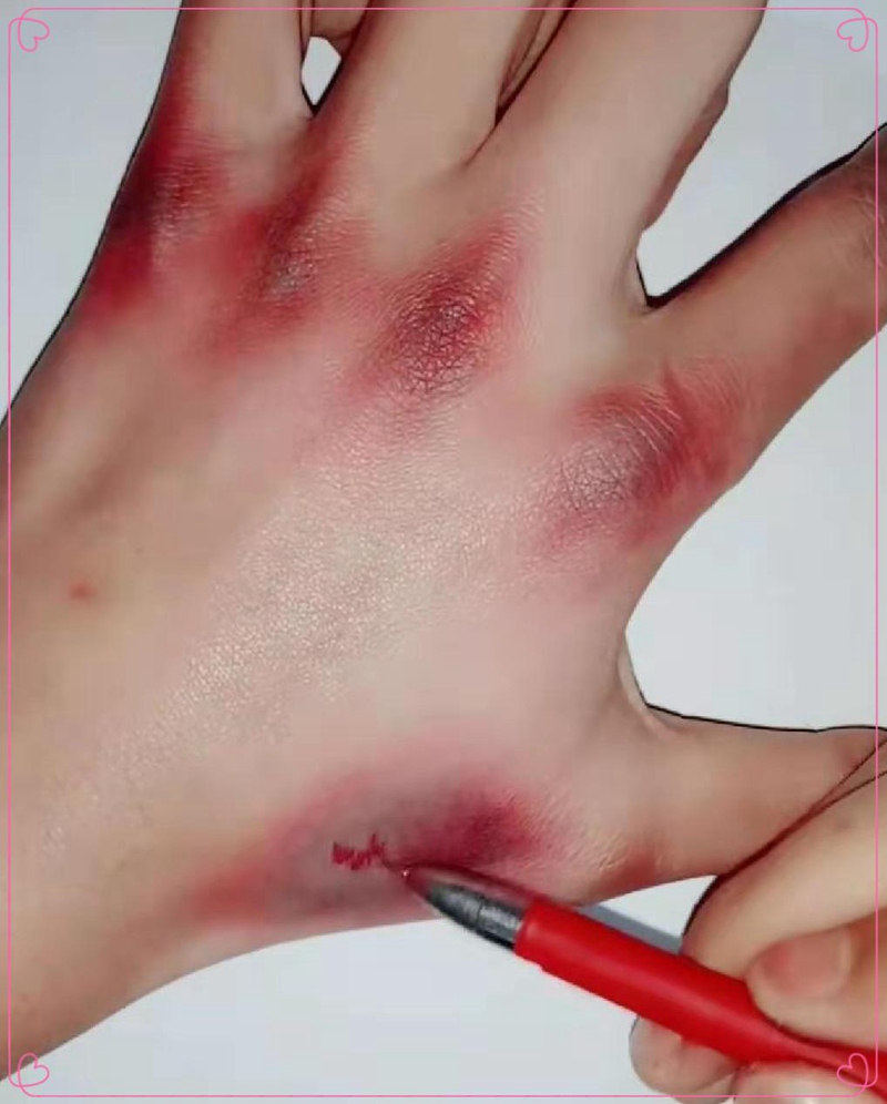 小孩子流行画伤疤吗,为什么孩子喜欢画伤口