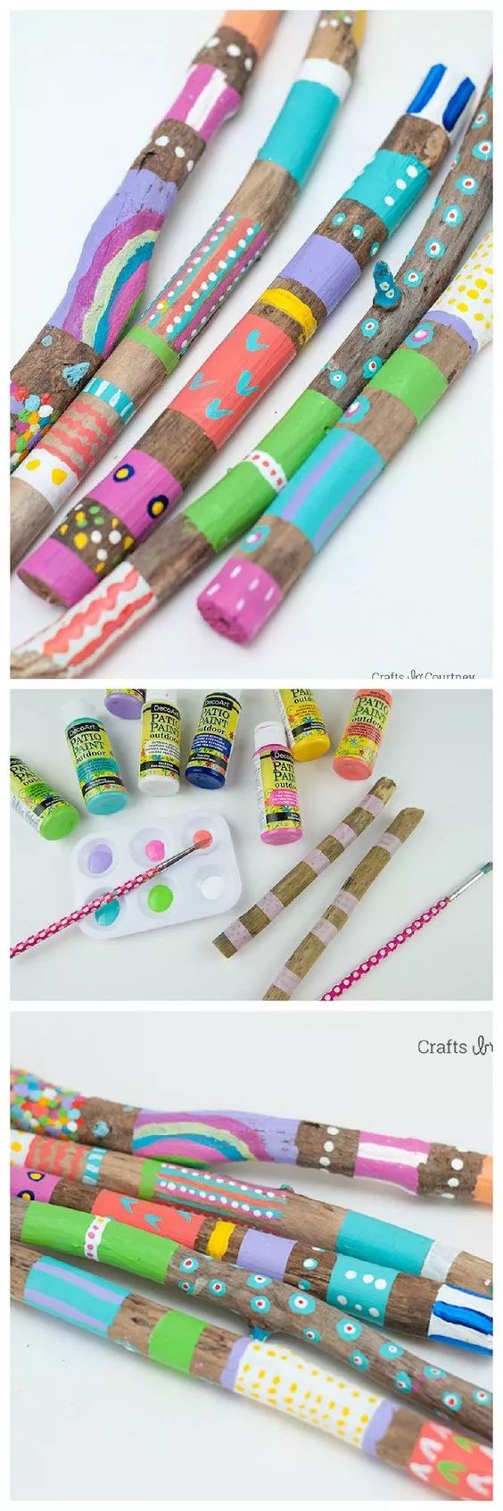 100种创意树枝,幼儿园手工装扮树枝