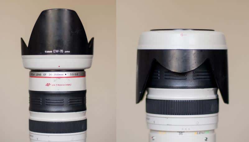 摄影遮光罩效果,遮光罩对拍摄有影响吗