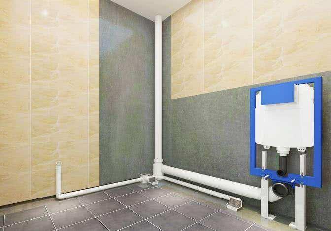 卫生间悬挂式马桶靠墙效果图,卫生间马桶上方怎么装修最合适