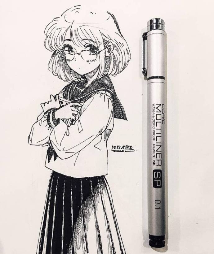 插画图片手绘简单黑白,插画黑白手绘ins涂鸦