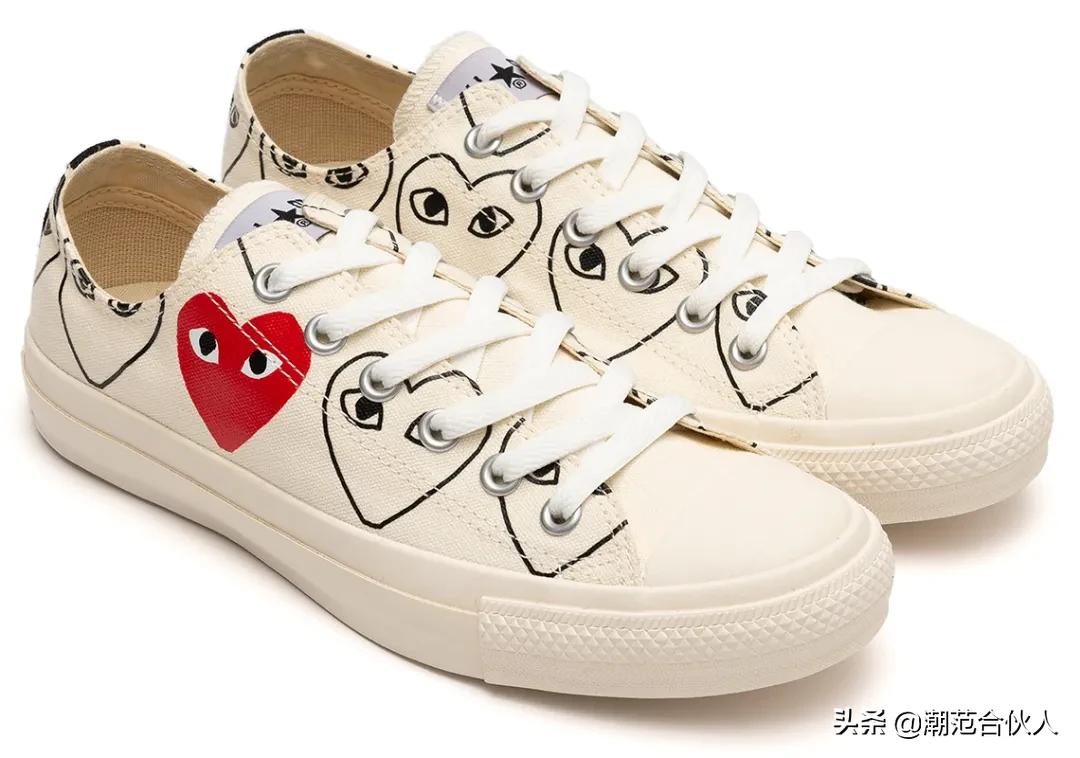 匡威爱心联名,情人节限定匡威allstar粉色爱心