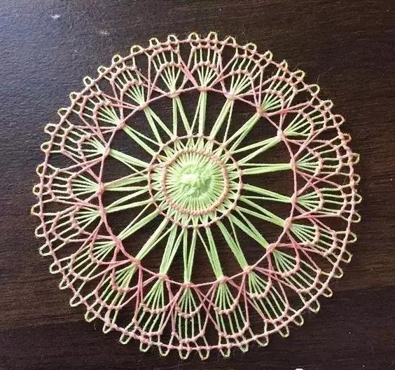 手工毛线编花教程,慢教程手工毛线编花