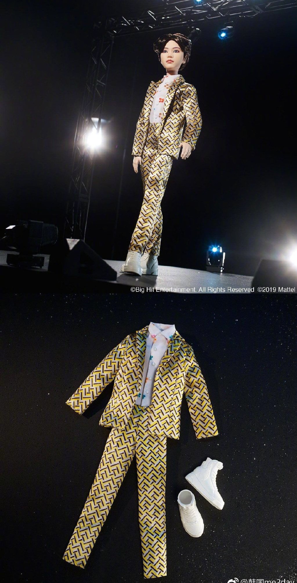 防弹少年团制作卡通玩偶,防弹少年团成员合作