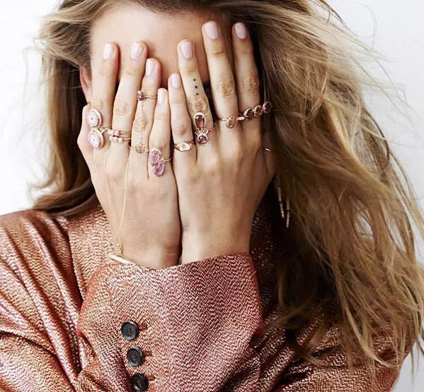 转运招财戒指女气质不掉色,戒指ins小众不掉色招财转运