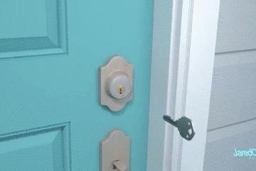 钥匙是怎么插进锁的解剖图,钥匙怎么解开密码锁