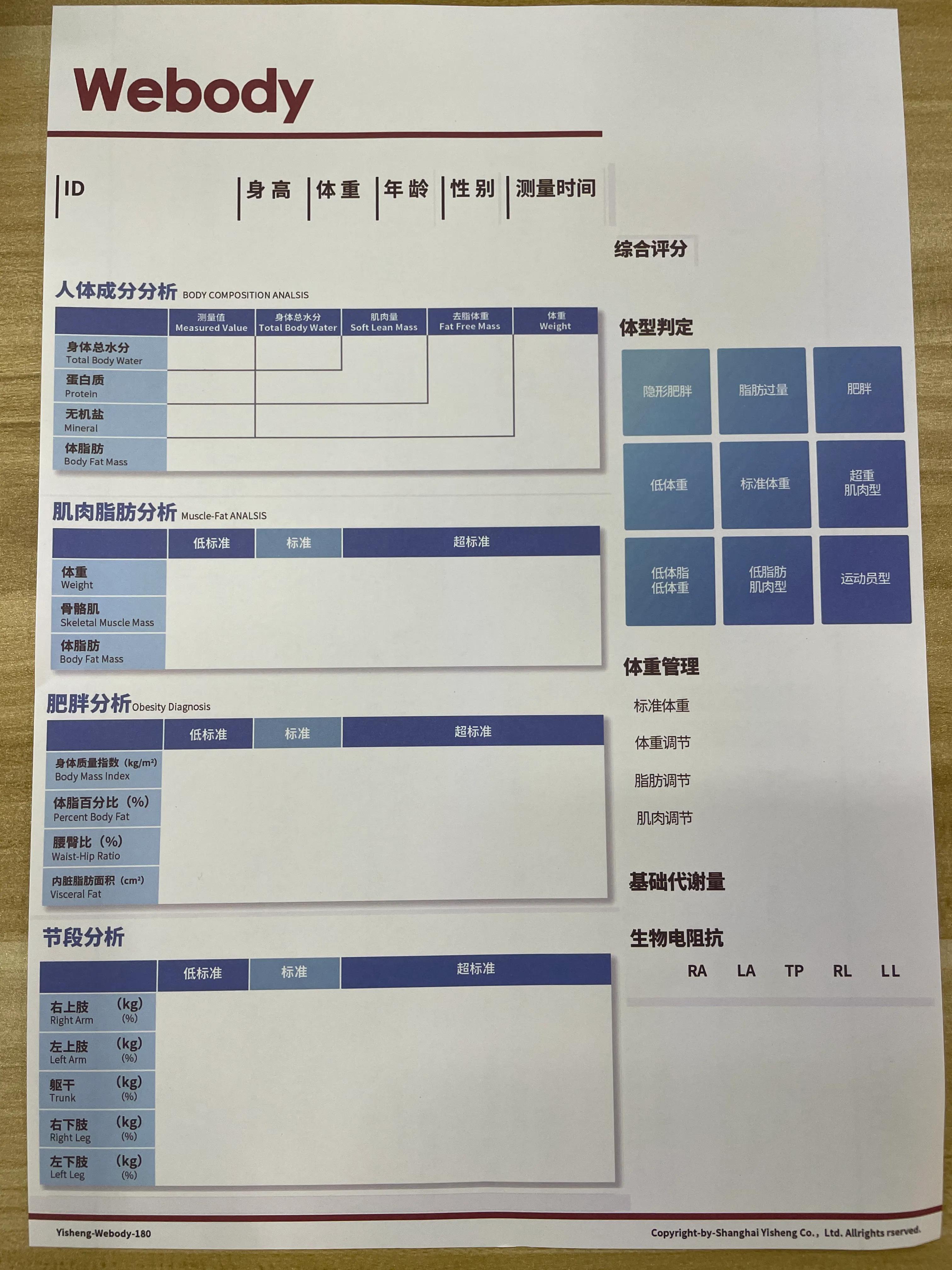 健身房inbody评分,健身房inbody体脂秤怎么使用