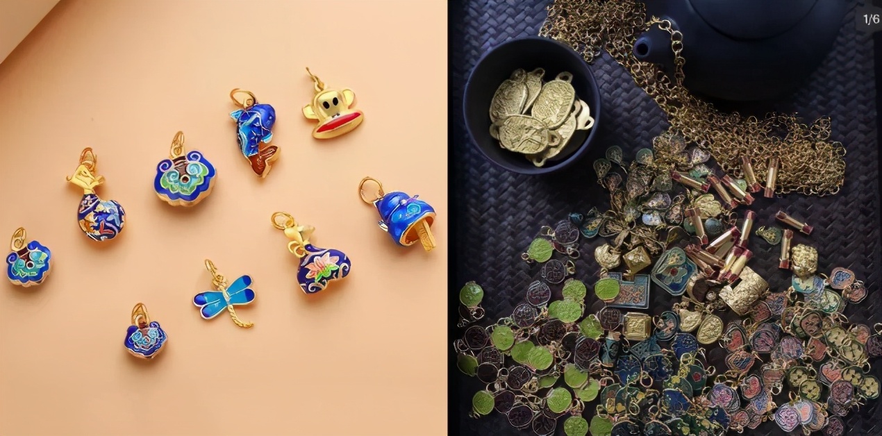 质感细腻的古法与珐琅工艺,中国传统珐琅工艺技法