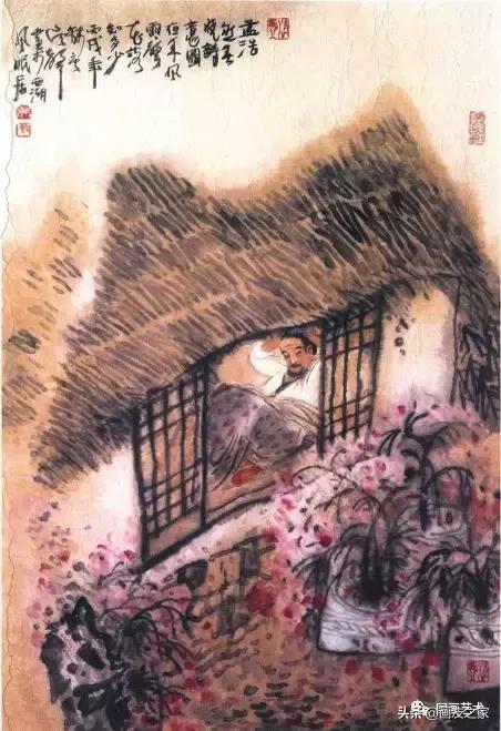 经典古诗词国画好看,当唐诗遇上国画