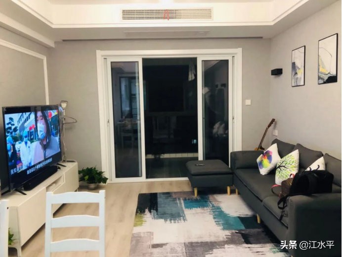 南京锦华装饰145平装修案例,北欧现代简约装修风格小户型