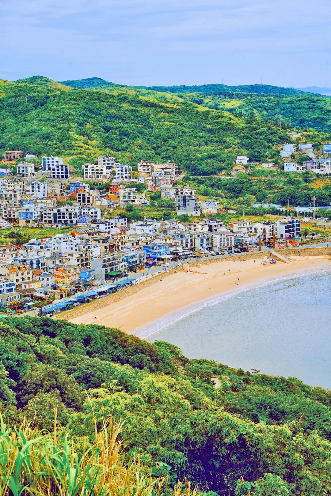 浙江海边美景,浙江渔村的美景