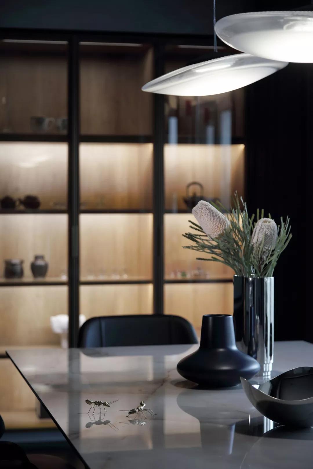 高级灰轻奢住宅,轻奢雅灰美宅效果图