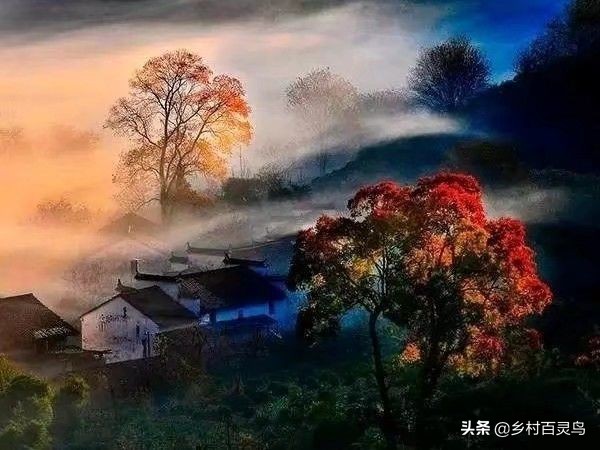 漫步在故乡的夕阳下,骑行漫步在乡间的小路上