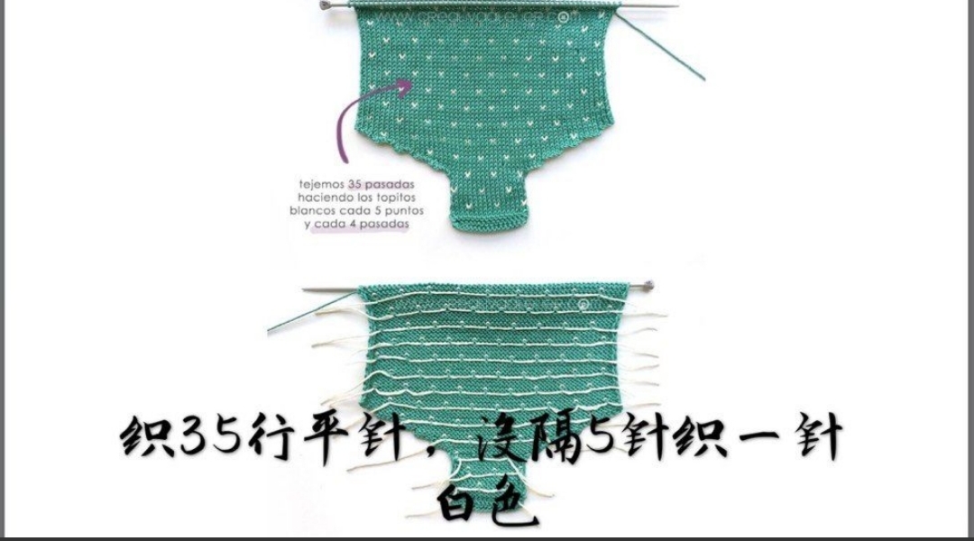 宝宝连体衣编织视频教程全集,从上往下织连体衣编织教程