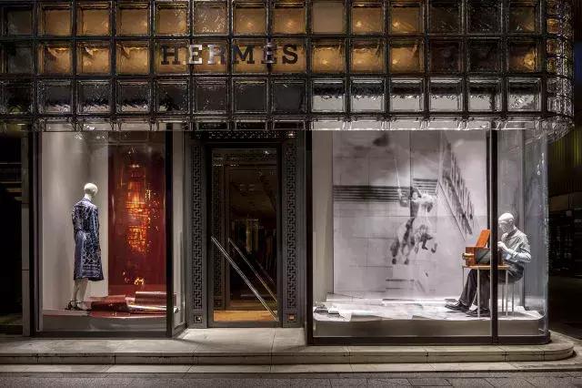 2016年成都爱马仕橱窗,爱马仕东京银座橱窗设计